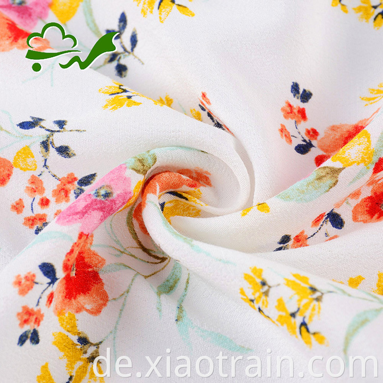 rayon floral fabric for women garment